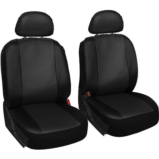 Oxgord Faux Leather Bucket Seat Cover Set For Car Truck Van Suv Airbag Compatible Com - Pickup Truck Bucket Seat Covers