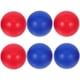 thumbnail image 1 of Pelota de playa de colores de repuesto para juegos de paleta de playa al aire libre, 6 uds., 1 of 4