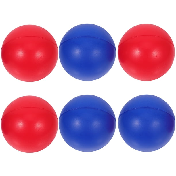 Pelota de playa de colores de repuesto para juegos de paleta de playa al aire libre, 6 uds.