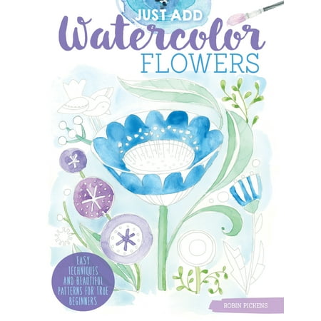Watercolor Original Painting - Design Originals-Just Add Watercolor Flowers