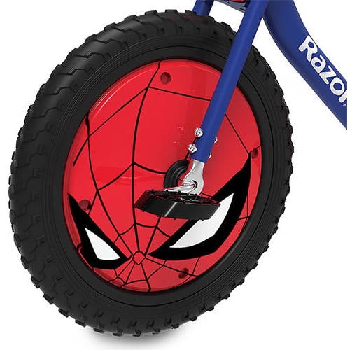 Kids Tricycle Spiderman Wagon Outdoors Flat Free Tire 360 Caster Back