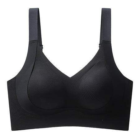 Mzoazpie Women s Adjustable Pull Sports Bras Pack for Women and Drop Large Size Backless Bra Underwear Women s Gathering Sports Womens Bra Pack Bra without Steel Rings
