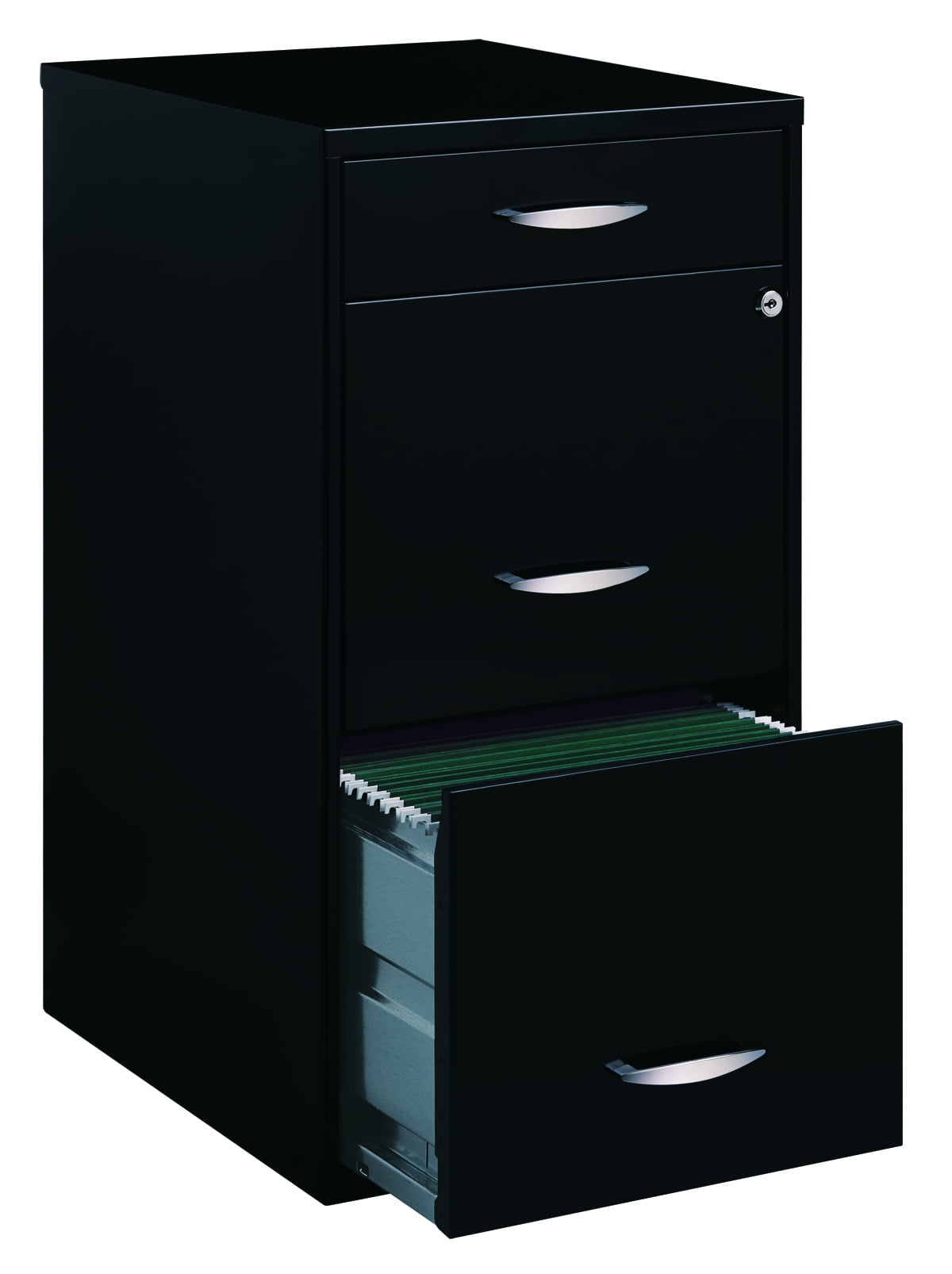 Paglio 3 Drawer Mobile File with Lock, Under Desk Metal Filing