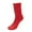 Red, variant on ktowifly 3 Pairs Knitting Cotton Socks for Women Casaul Breathable Soft Comfy Solid Color Trendy Sock