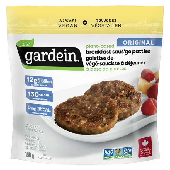 Galettes de végé-saucisse à déjeuner originale Gardein™ 190g