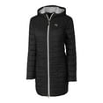 thumbnail image 2 of Women's Cutter & Buck Black Wake Forest Demon Deacons Rainier Primaloft Eco Hooded Long Coat, 2 of 3