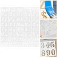 thumbnail image 2 of 1 Set Stencils for Painting on Wood Reusable Craft Stencils Letters Plastic Letters Stencils Bulk, 2 of 8