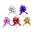 thumbnail image 3 of 5-Pack Pull Bows Ribbon Set for Present Wrapping, Assorted Colors, Synthetic Material, Perfect for, 3 of 10
