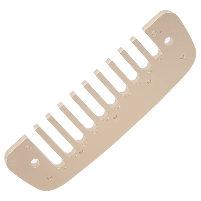 Aluminum Alloy Harmonica Part, Replacement Comb Harmonica Part 10-Hole High Strength For Beginner For Kids For Harmonica Golden,Rose Red,Gray