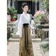 thumbnail image 4 of Ropa de mujer Hanfu, manga de avión mejorada, falda larga Shanhai Jing Ming, falda de traje largo de estilo nacional para uso diario, 4 of 5