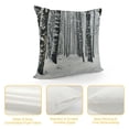 thumbnail image 4 of Orinice Snow Forest Trees Graphic Decorative Cushion Throw Pillow Cover for Home Couch Living Room Bed Sofa Car Bedroom Winter Pillow Case 1PC 22x22in, 4 of 5