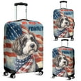 thumbnail image 2 of Patriot Portuguese Water Dog We Will Never Forget Patriotic Remembrance Day Travel Luggage Cover PWD Portie Fishing Dog Lover Suitcase Dust Protective Decor - 12014, 2 of 5