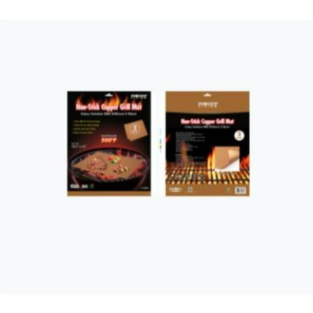 Innova Imports II-259 Tapis de Gril Antiadhésif en Cuivre, Lot de 50