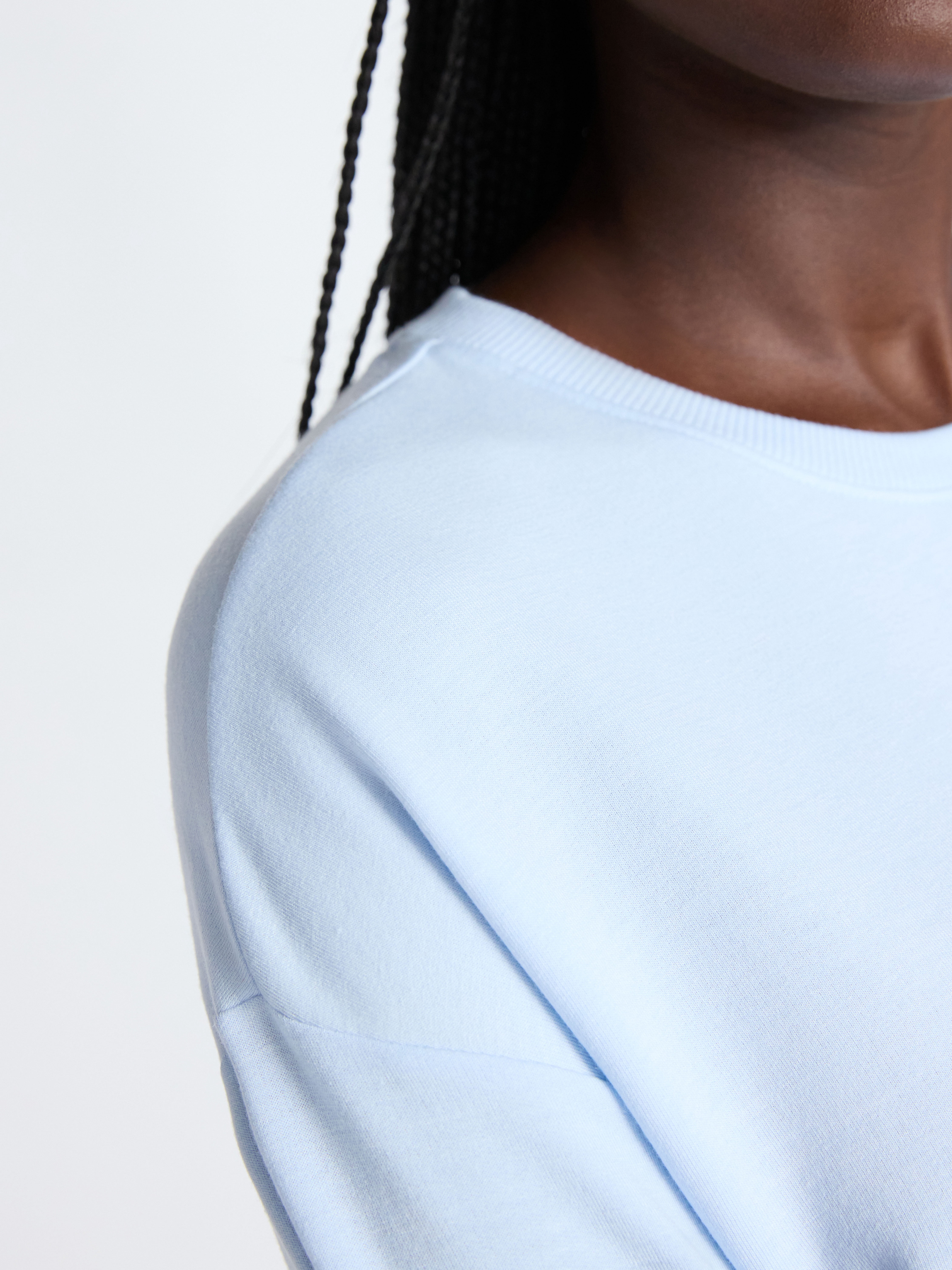 Joyspun Women's Fleece Drop Shoulder Sleep Top with Long Sleeves, Sizes XS-3X
