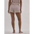 thumbnail image 2 of No Boundaries Satin Sleep Shorts with Scallop Lace Trim, 1.75'' Inseam, Women’s, 2 of 4
