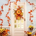 thumbnail image 1 of LSLJS Thanksgiving Decorative Pendant Artificial Flower Pumpkin Wall Decoration Thanksgiving Decorations, 1 of 6