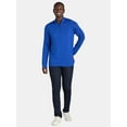 thumbnail image 5 of Birdie Bound Men's and Big Men’s Quarter Zip Active Top with Long Sleeves, Sizes S-3XL, 5 of 5