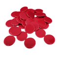 thumbnail image 3 of 100 piezas de fichas de póker CUTICAT Discos de Plástico para Contadores de Aprendizaje rojo, 3 of 7