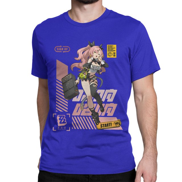 Camisetas vintage de la agente Nicole Demara Zenless Z Zero para hombre y mujer, de algodón puro, de manga corta, ideal para regalar.