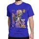 thumbnail image 5 of Camiseta de algodón para hombre y mujer, ropa deportiva de manga corta y cuello redondo, para verano, 5 of 7