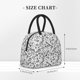 thumbnail image 2 of Balery winter Ski Element Bolsa de Almuerzo para Mujeres, Caja de Almuerzo, Bolsa de Almuerzo Pequeña Impermeable, Tote de Almuerzo Reutilizable con Gran Capacidad, 2 of 6