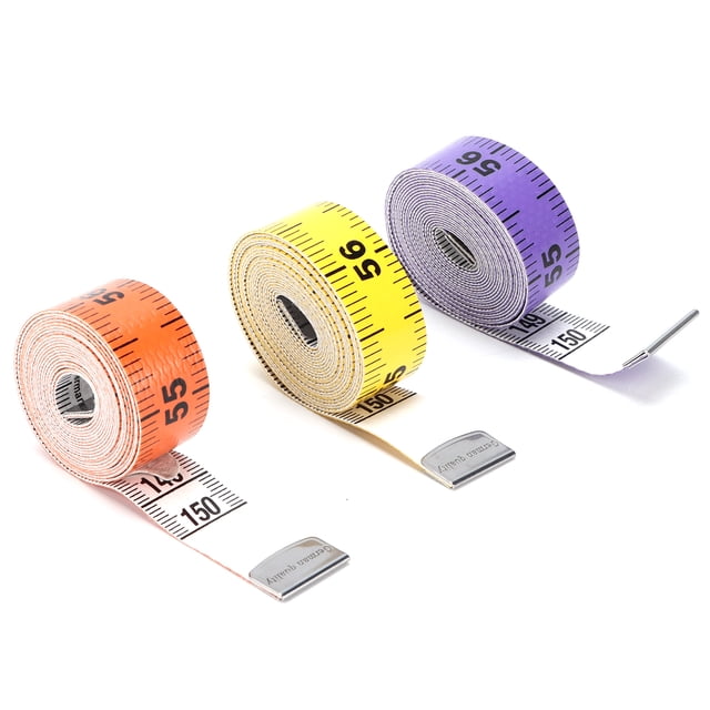 Ruban Adhésif, 3 Pcs Ruban Doux Mesure Flexible Ruban à Mesurer Qualité Inégalée