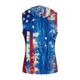thumbnail image 6 of GrmtClth Men's Usa Flag Hooded Tank Tops Patriotic 1776-2026 Summer Gym Hoodies Sleeveless Comfy Muscle Shirts Athletic Bodybuilding Clothing Blue XL, 6 of 7