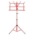 thumbnail image 1 of Trépied Pliant pour Partitions de Musique Support en Métal pour Guitare et Accessoires (Rouge), 1 of 9