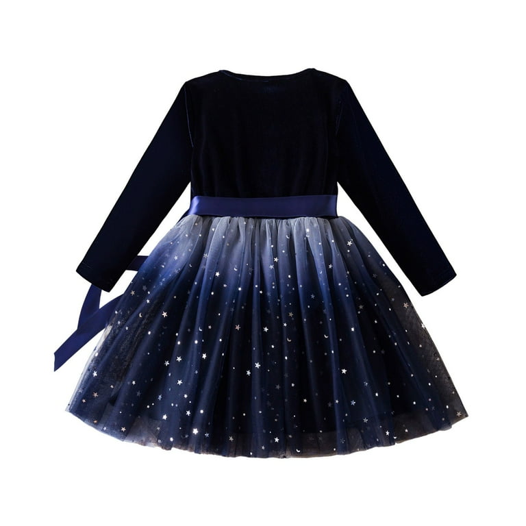 Long Sleeve Dress Star Print, Baby Long Sleeve Dress Star Print, Baby