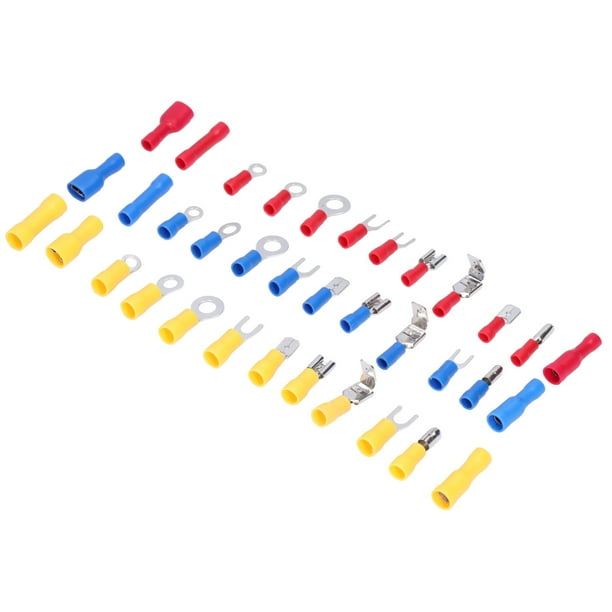 Surtido de conectores de terminales de crimpado, 540 piezas/juego de terminales de crimpado mixtos, conectores de cables eléctricos de desconexión rápida fabricados con cuidado