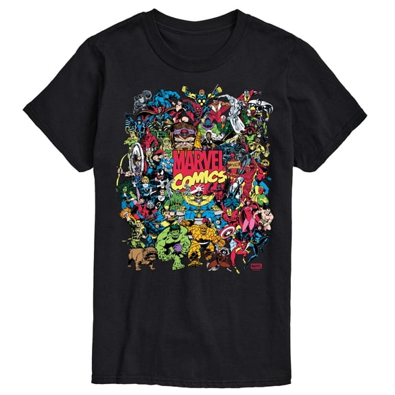 Marvel - Marvel Collage - Men's Short Sleeve Graphic T-Shirt