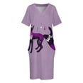 thumbnail image 4 of Vestido de bolsillo suelto Ace Pride Kitsune Fox, trajes de playa para mujer, vestido largo, vestidos de noche para mujer, vestidos de fiesta para mujer, 4 of 7