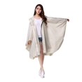 thumbnail image 1 of Élégant Capuche Femmes Imperméable Extérieur Long Poncho Imperméable Imperméable à l'Eau, 1 of 10