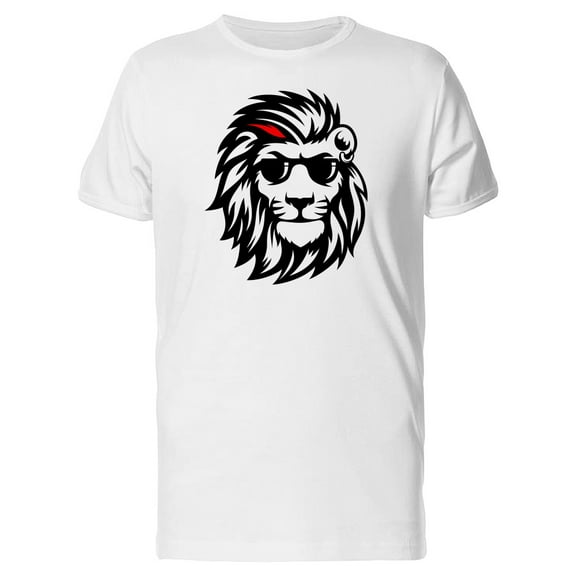 Cool Lion With Sunglasses Tee Men's -Image by Shutterstock