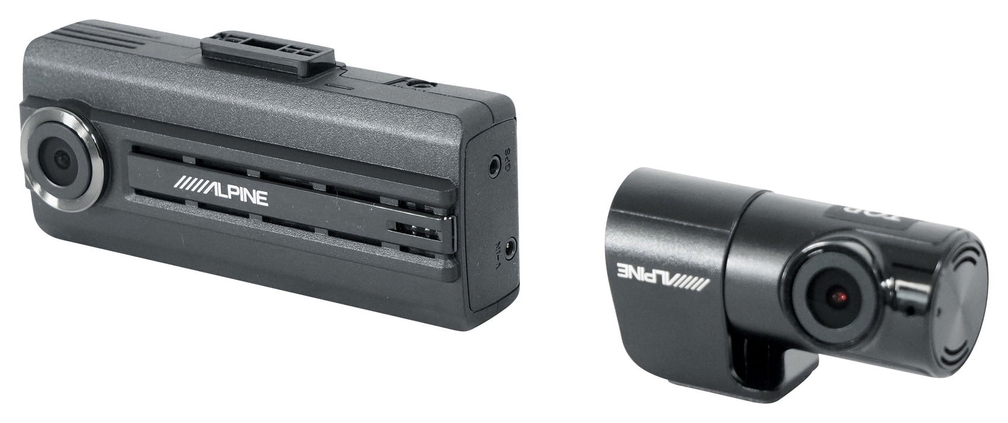 Alpine DVR-C320R Stealth Wi-Fi GPS Dashboard Car Dash Cam + Bluetooth  Speaker