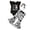 1-Black3239, variant on WOYY Girls Cow Print Flutter Sleeve Bodysuit Flared Pants Outfits Baby 2Pcs Set, Sizes 0-18 Months