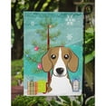 thumbnail image 3 of Caroline's Treasures BB1611GF Christmas Tree and Beagle Flag Garden Size , Small, multicolor, 3 of 3