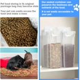 thumbnail image 7 of TBMax Dog Food Storage Container 5-7 lbs, Airtight Cat Food Container with Large Spout & Measuring Cup, Portable Pet Food Storage Dispenser for Small Animal Kibble Storage, Bird Seed Container, 7 of 7