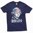 thumbnail image 5 of Men's 4th Funny Washington T-shirt George Washington bruh USA patriotic fourth independence day tee (Large Military Green), 5 of 7