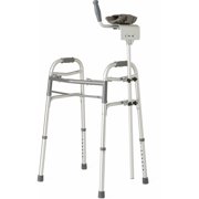 Medline Universal Platform Walker Attachment for 1 Inch Diameter Frame