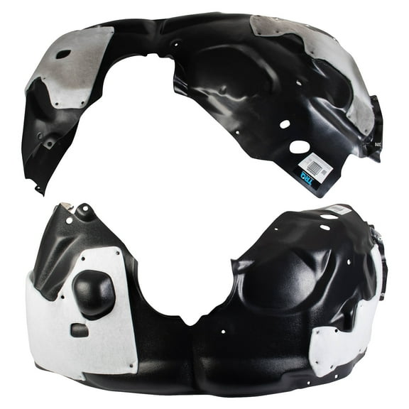 TRQ Front Inner Fender Liner Set Fits Select 2015-2018 Ford Edge FO1248175 FO1249175