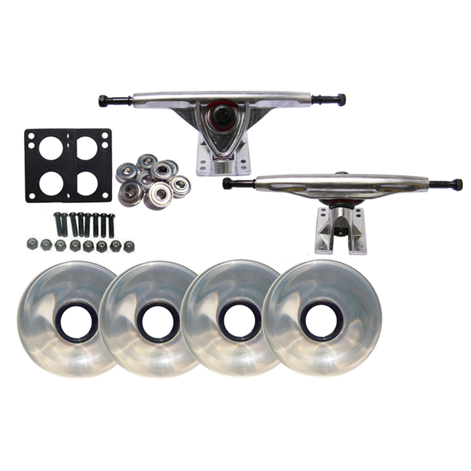 180mm LONGBOARD Skateboard TRUCKS 76mm WHEEL COMBO