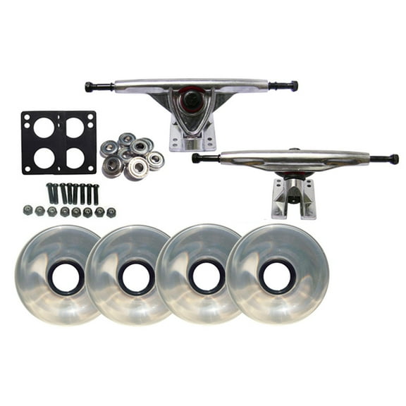 180mm LONGBOARD Skateboard TRUCKS 76mm WHEEL COMBO