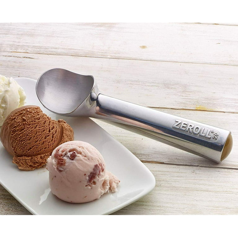 Zeroll Original 2 oz Ice Cream Scoop, Size 20, in Aluminum Alloy with Gold  End Cap (1020)
