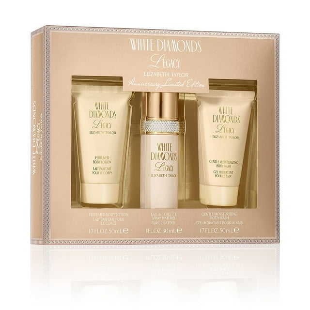 Set de regalo de perfume Elizabeth Taylor White Diamonds Legacy Women