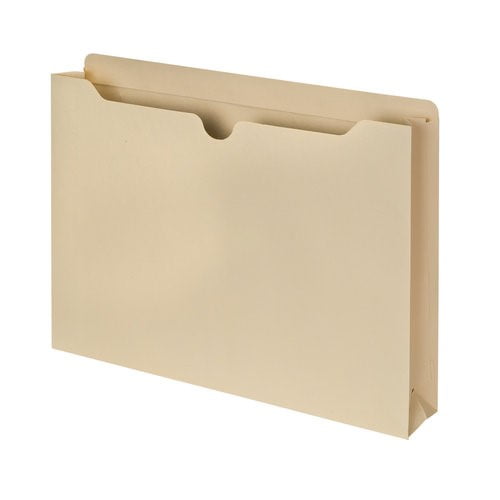 Pendaflex 22100 Letter Double-Ply Tabbed File Jacket with One Inch Expansion Manila 50/Box 