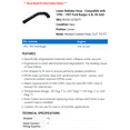 thumbnail image 2 of Lower Radiator Hose - Compatible with 1995 - 1997 Ford Ranger 4.0L V6 GAS 1996, 2 of 2
