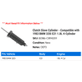 thumbnail image 2 of Clutch Cylinder - Compatible with 1983 BMW 320i E21 1.8L 4-Cylinder, 2 of 2