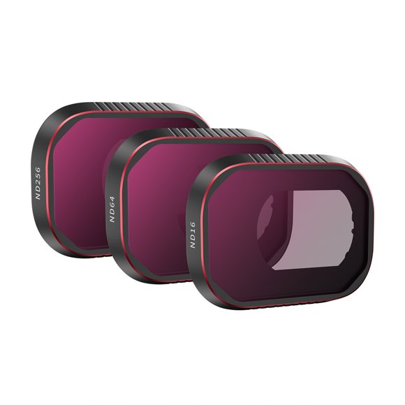STARTRC 3-Pack ND Filters Set Lens Filter Kit ND16/ND64/ND256 Filters Aluminum Frame AGC Optical Glass Waterproof Scratch-resistant Anti-reflective with Multi Layer Coatings Compatible with DJI Mini