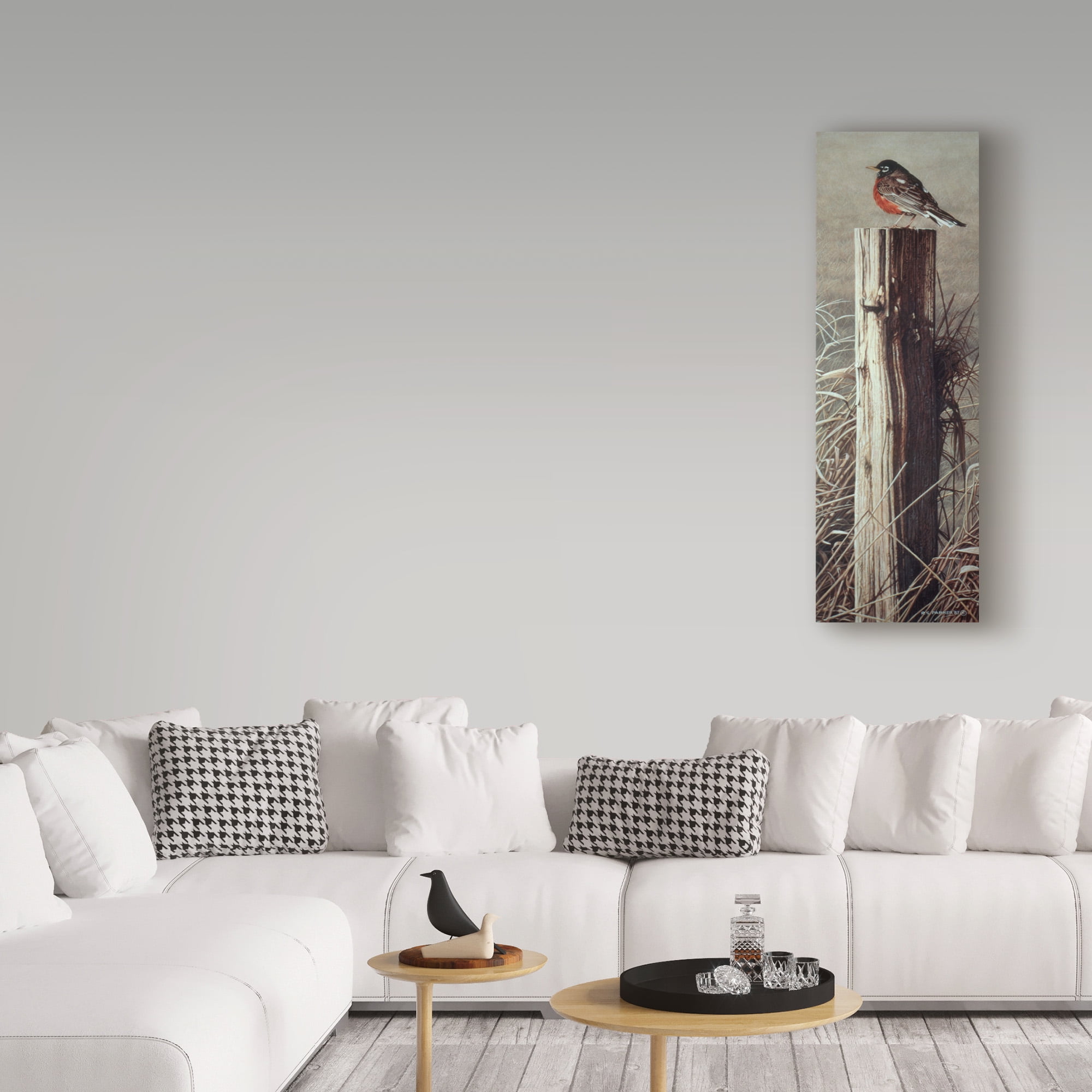 Trademark Fine Art 'Fence Post' Canvas Art by Ron Parker